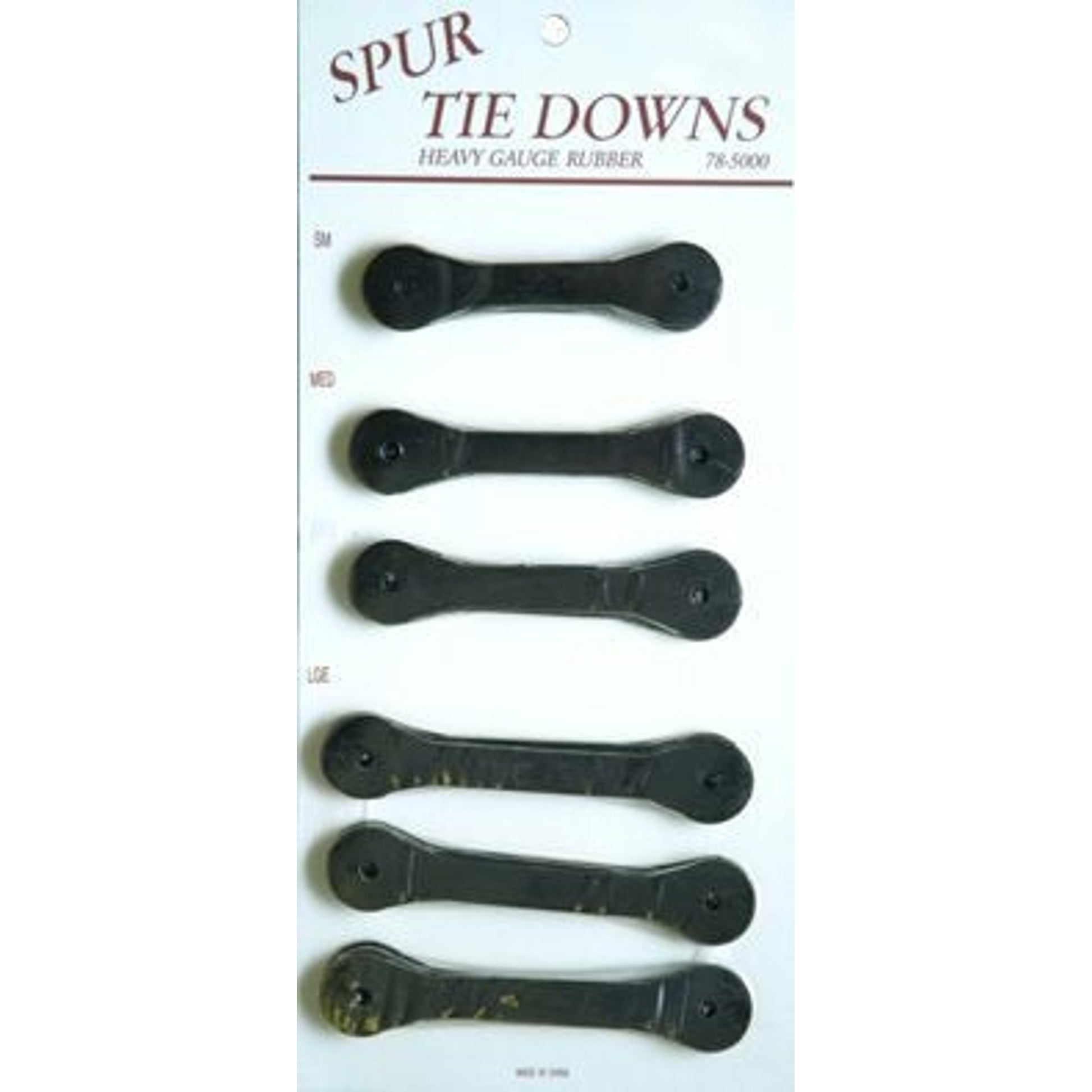 Spur Tie Downs Black