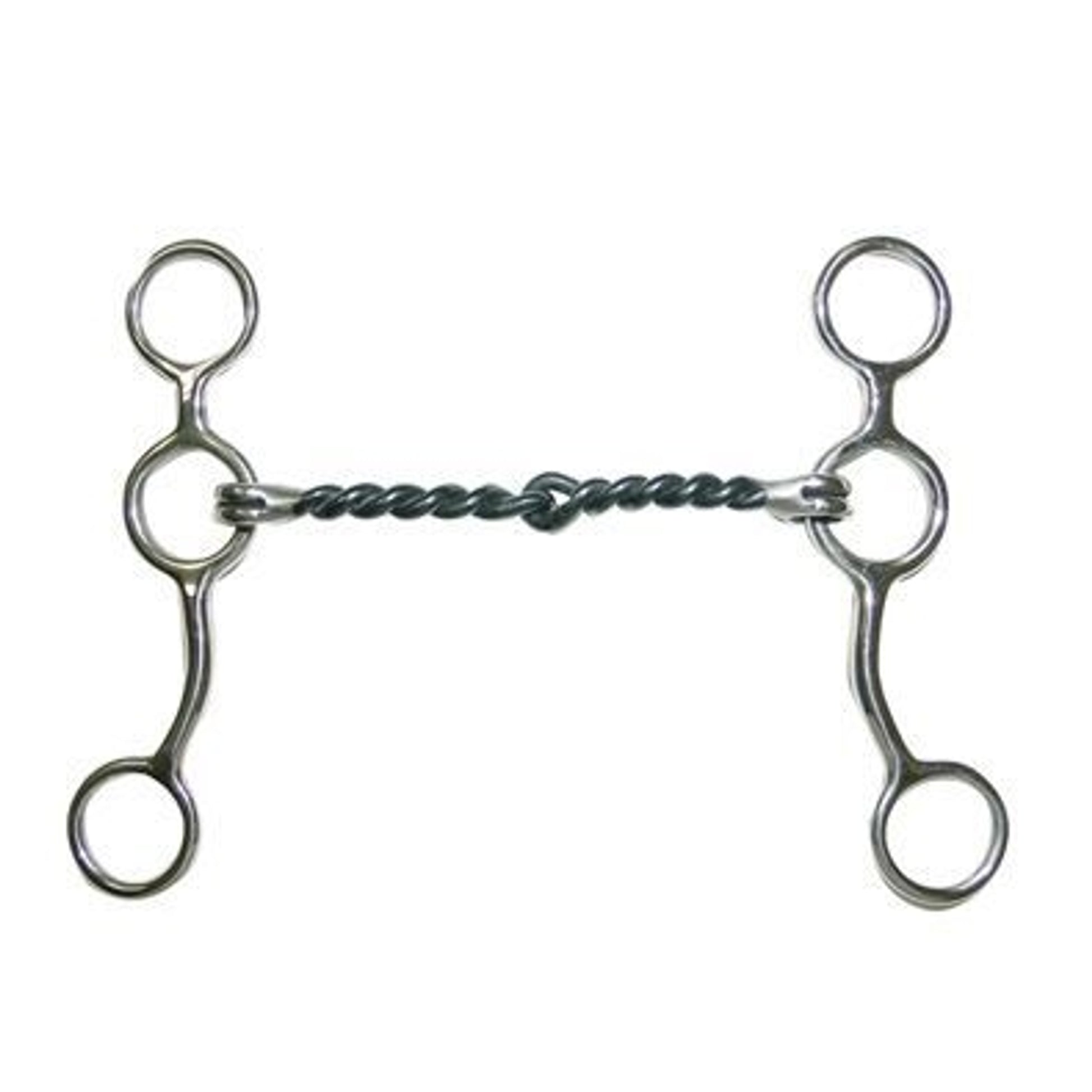 Metalab Junior Cow Horse Medium Twist Gag 5 Brn