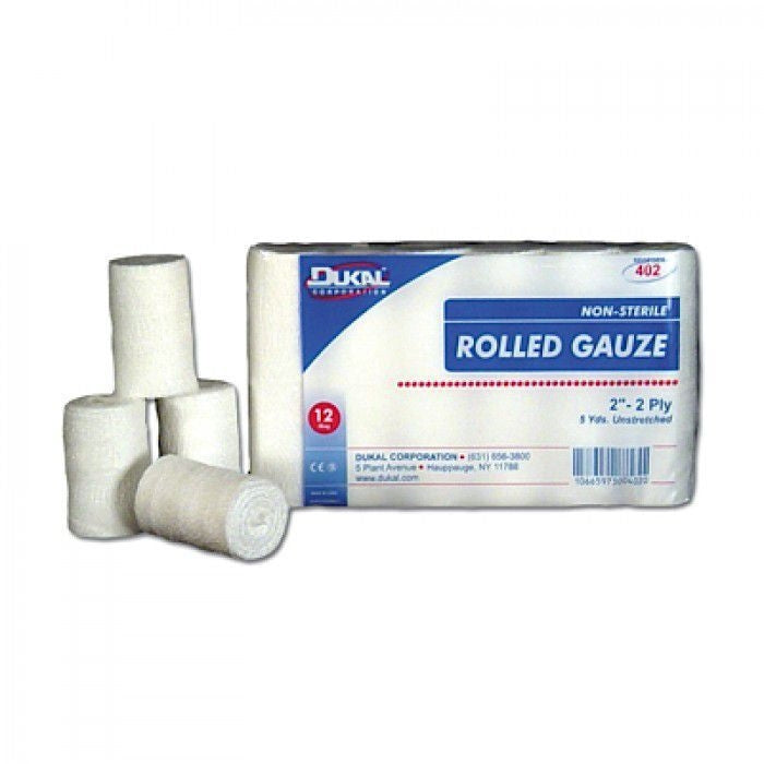 Dukal Rolled Non Sterile Gauze 3 White
