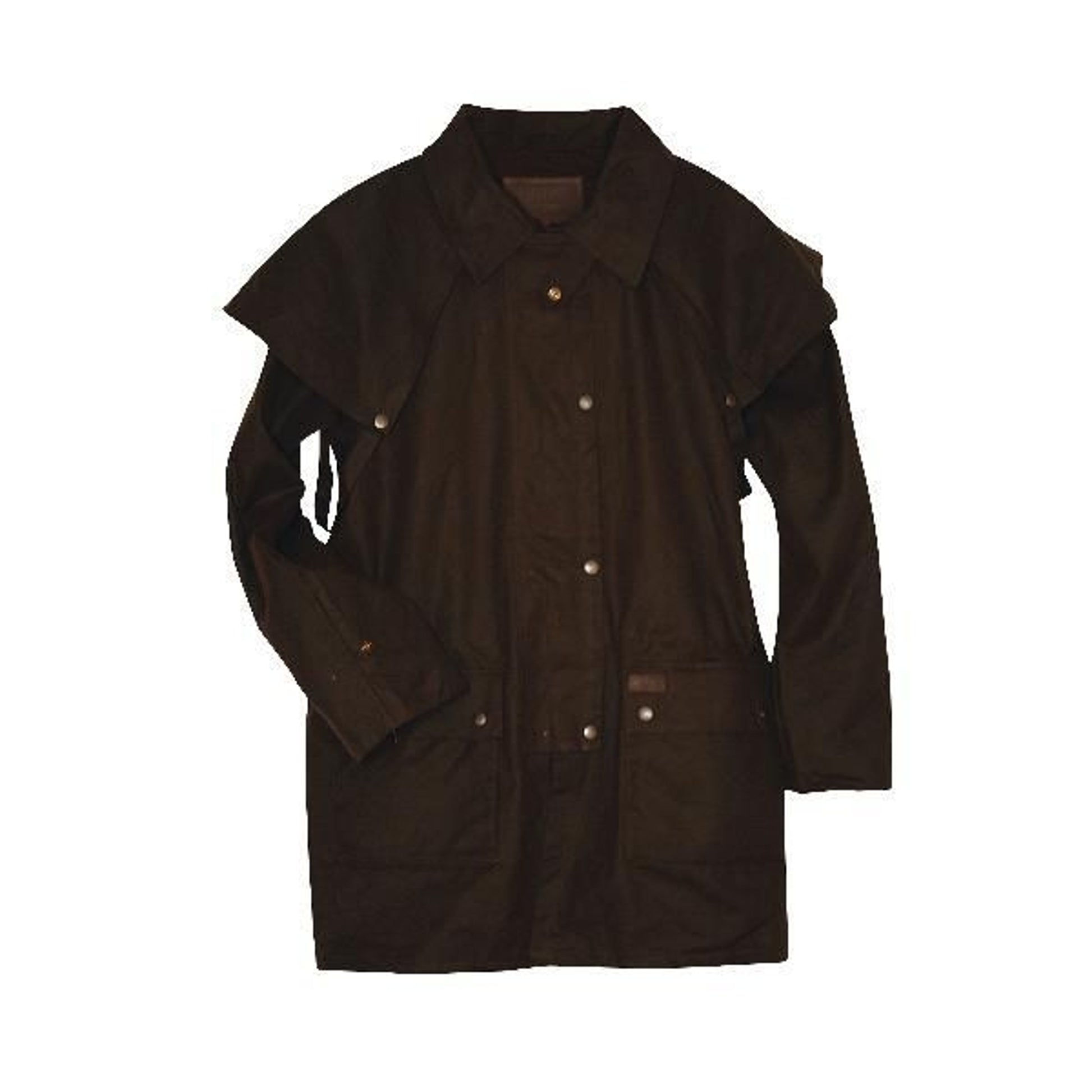 Outback Men Bush Ranger Short Oilskin Jacket 3X Bk