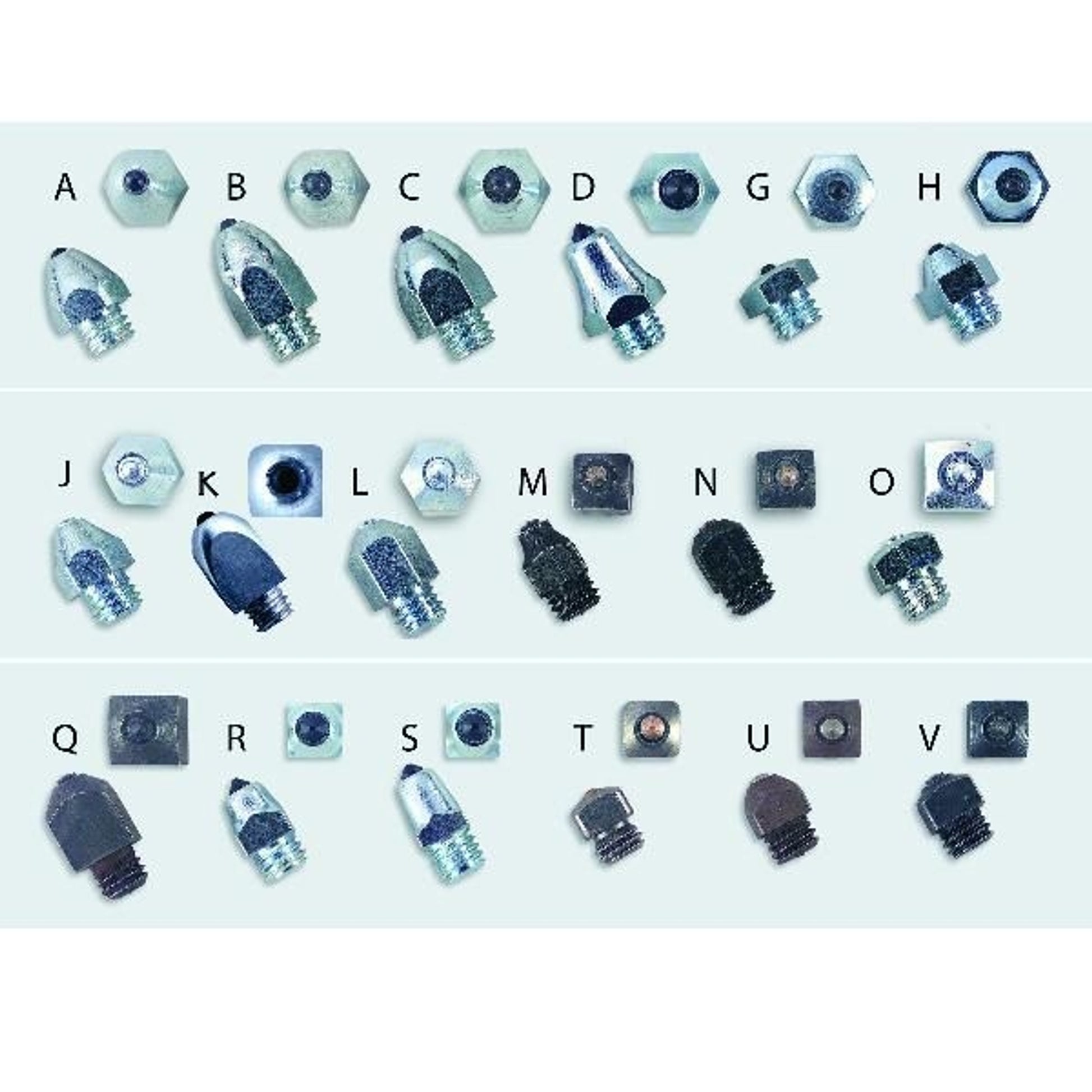 Nunn Finer MdHexagonal Bullet Studs - 10pk