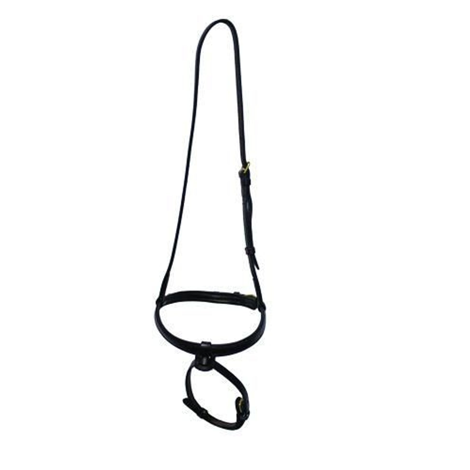 Nunn Finer Cavesson With Flash Cob Black/Brass