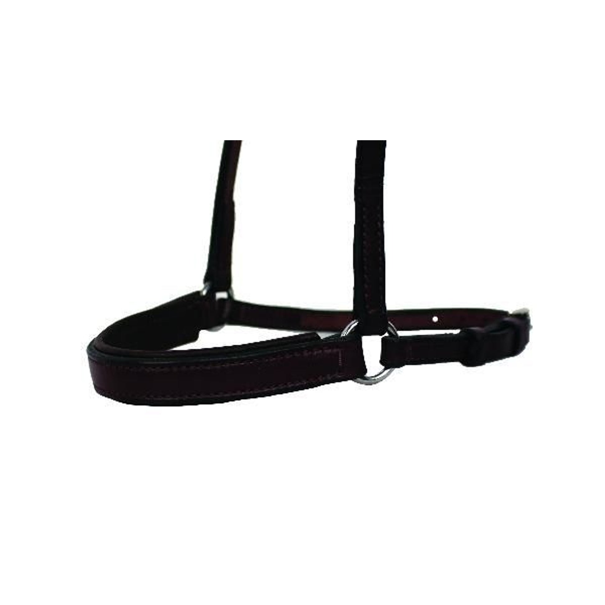 Nunn Finer Padded Dropped Noseband Horse Blk/Zinc