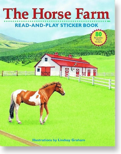 The Horse Farm Sticker BookBk/Wh