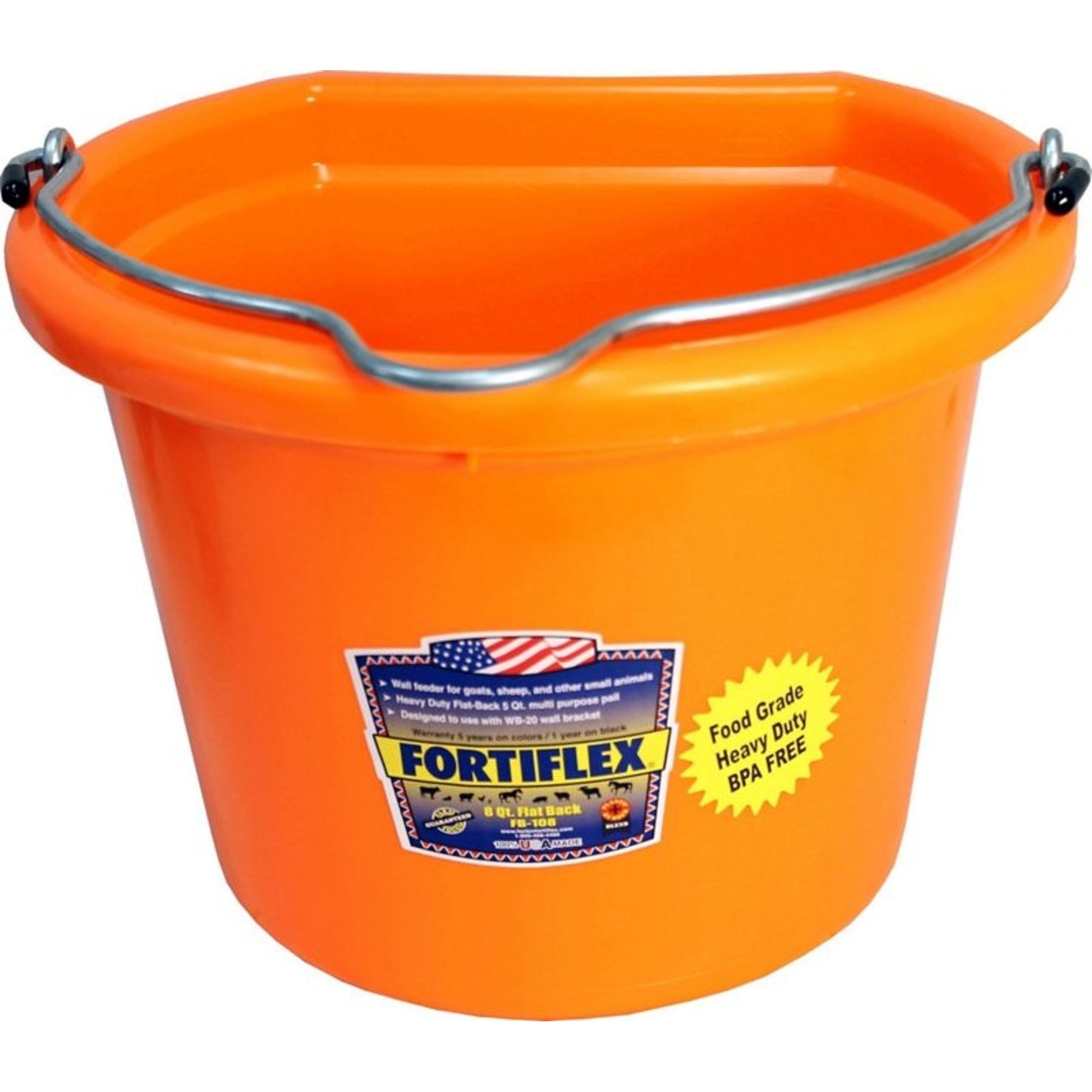Fb-108 Flatback Bucket 8qt Sky Blue