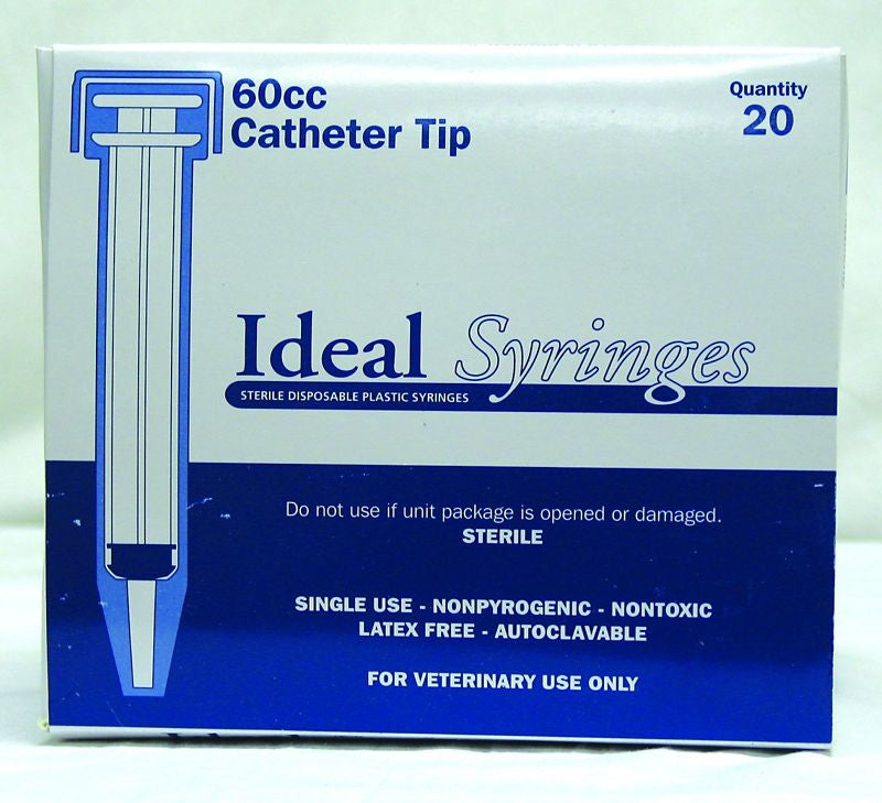 Cath Tip Syringe 60 cc/20 Count