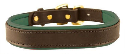 Perris Padded Leather Dog Collar