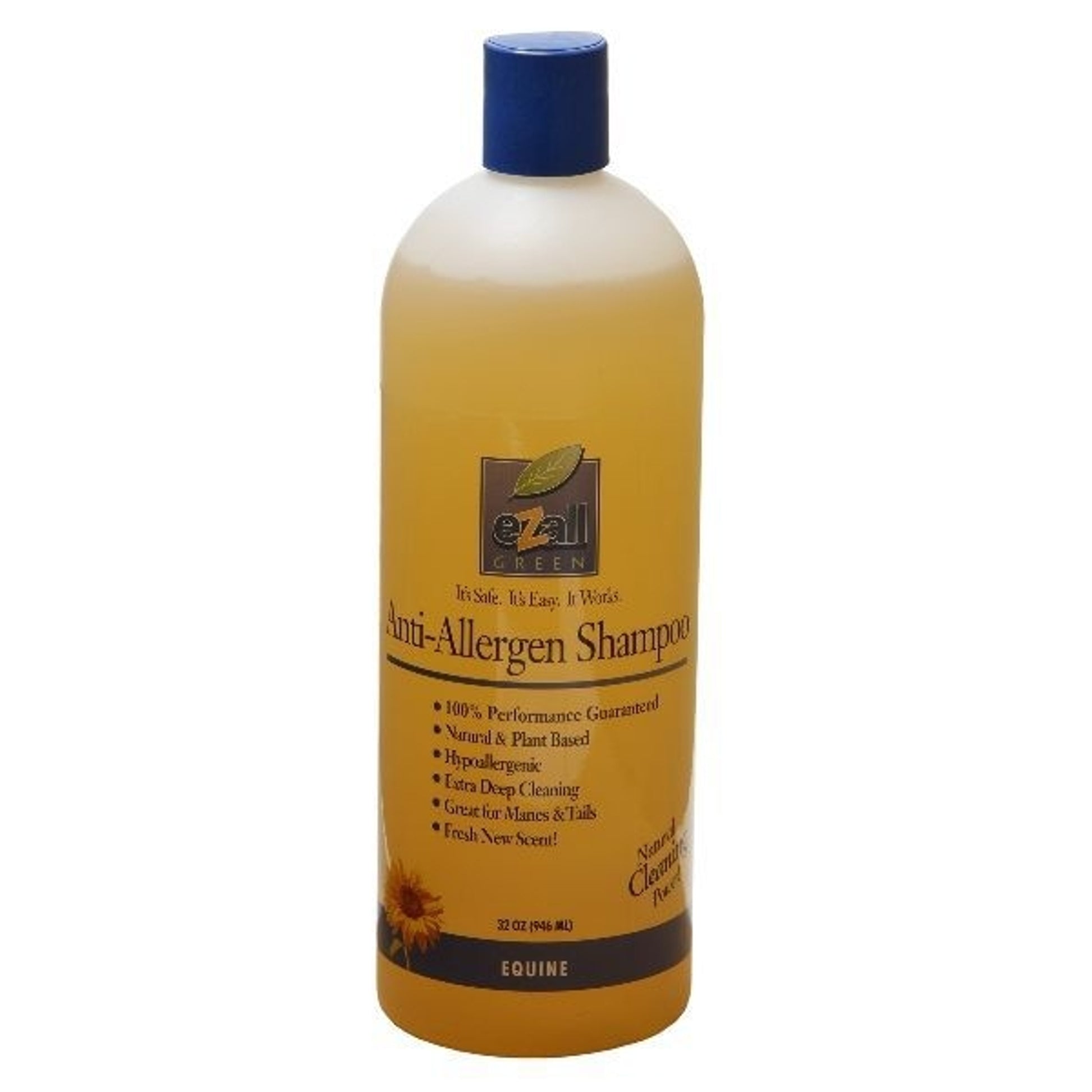 Ezall Anti Allergen Shampoo 32Oz Natural Amber