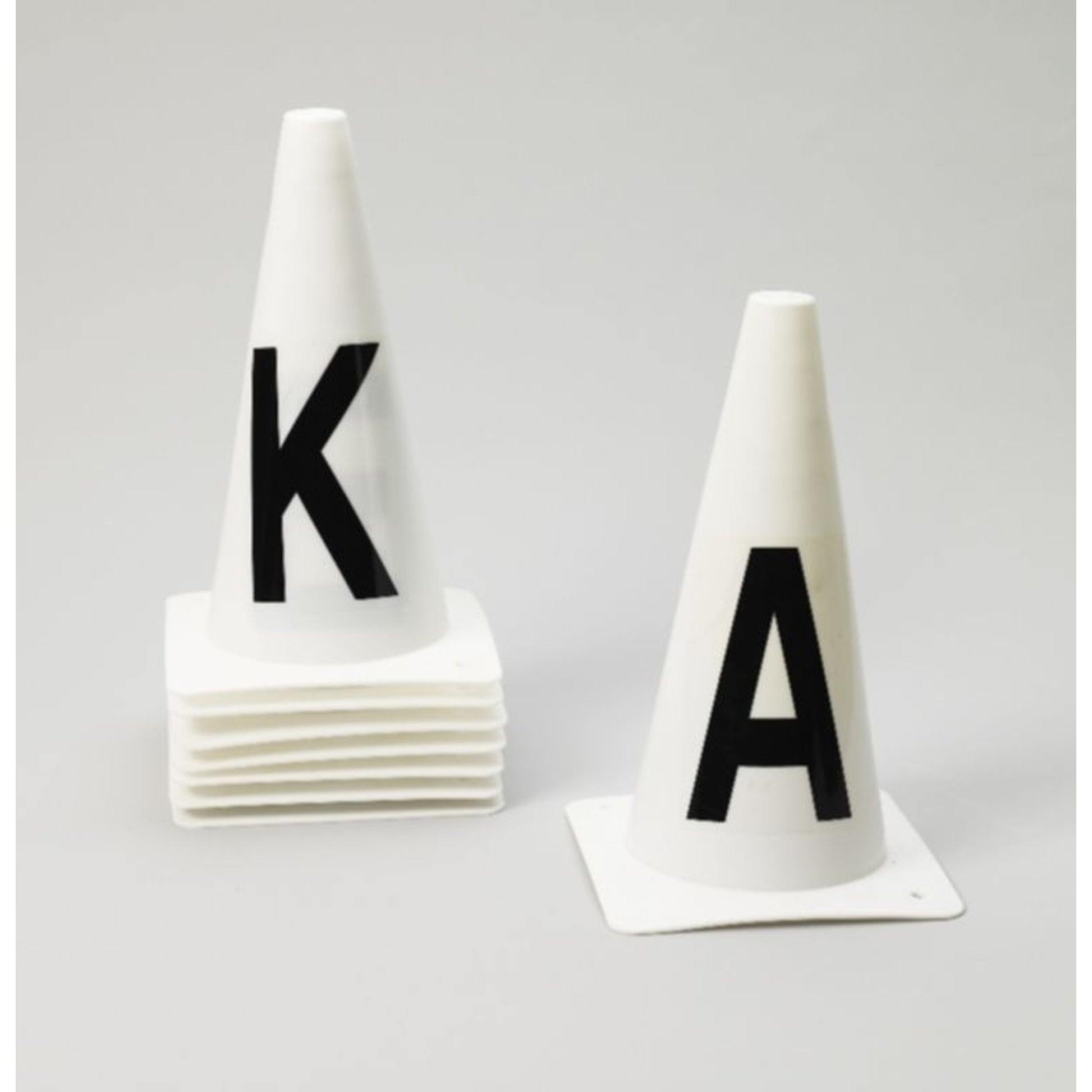 Ovation Dressage Cones- Set Of 4 White