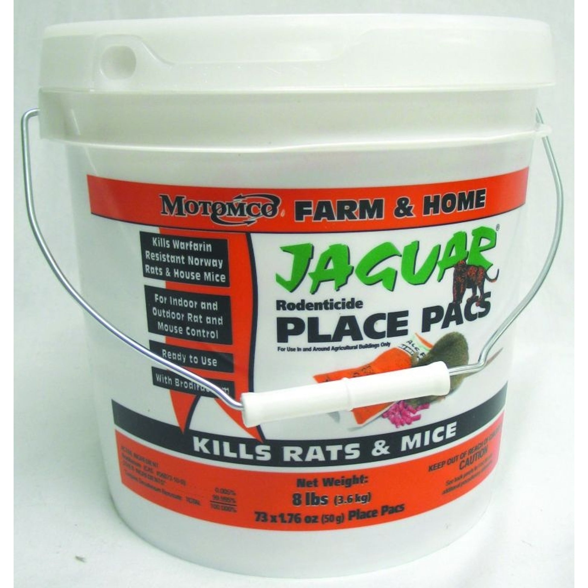 Jaguar Rodenticide Pail 73 50 Gm Pacs