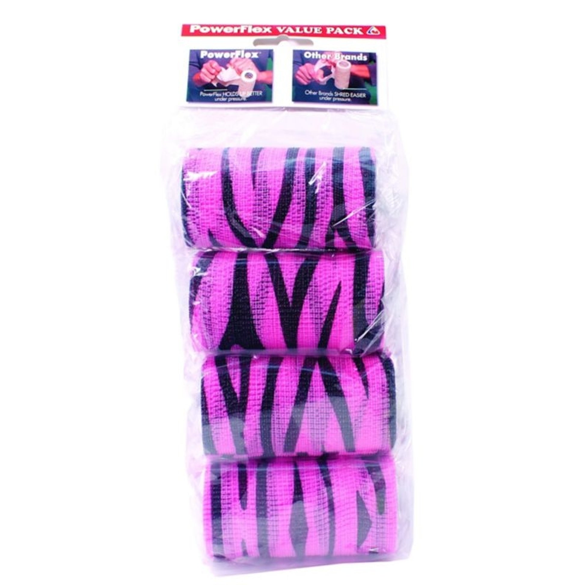 Powerflex Value Pack Pink Zebra 5In Pink Zebra