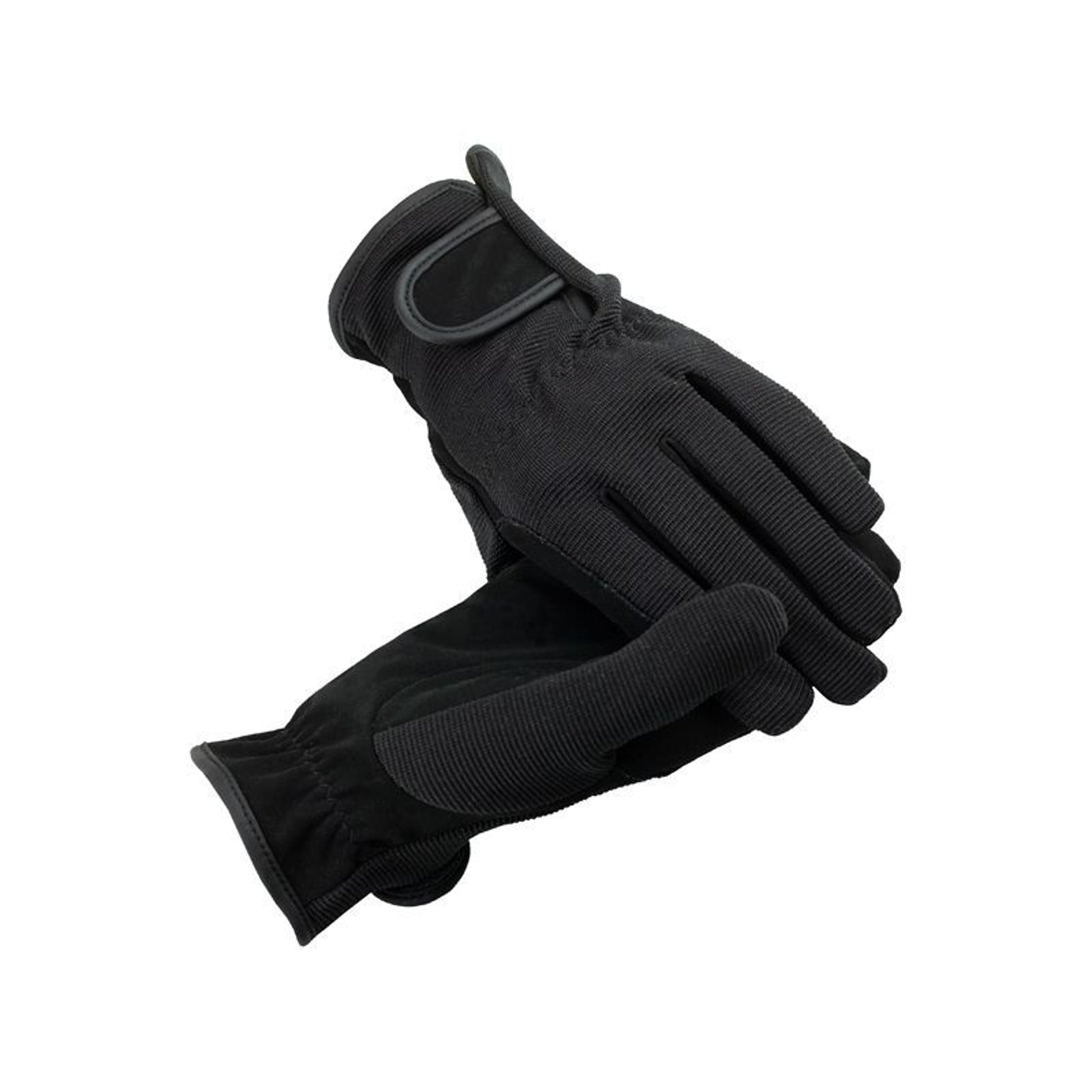 HorZe Multi-Stretch Riding Gloves LG Black