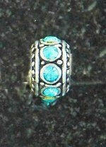 Joppa Dot Stone Spacer Bead Crystal
