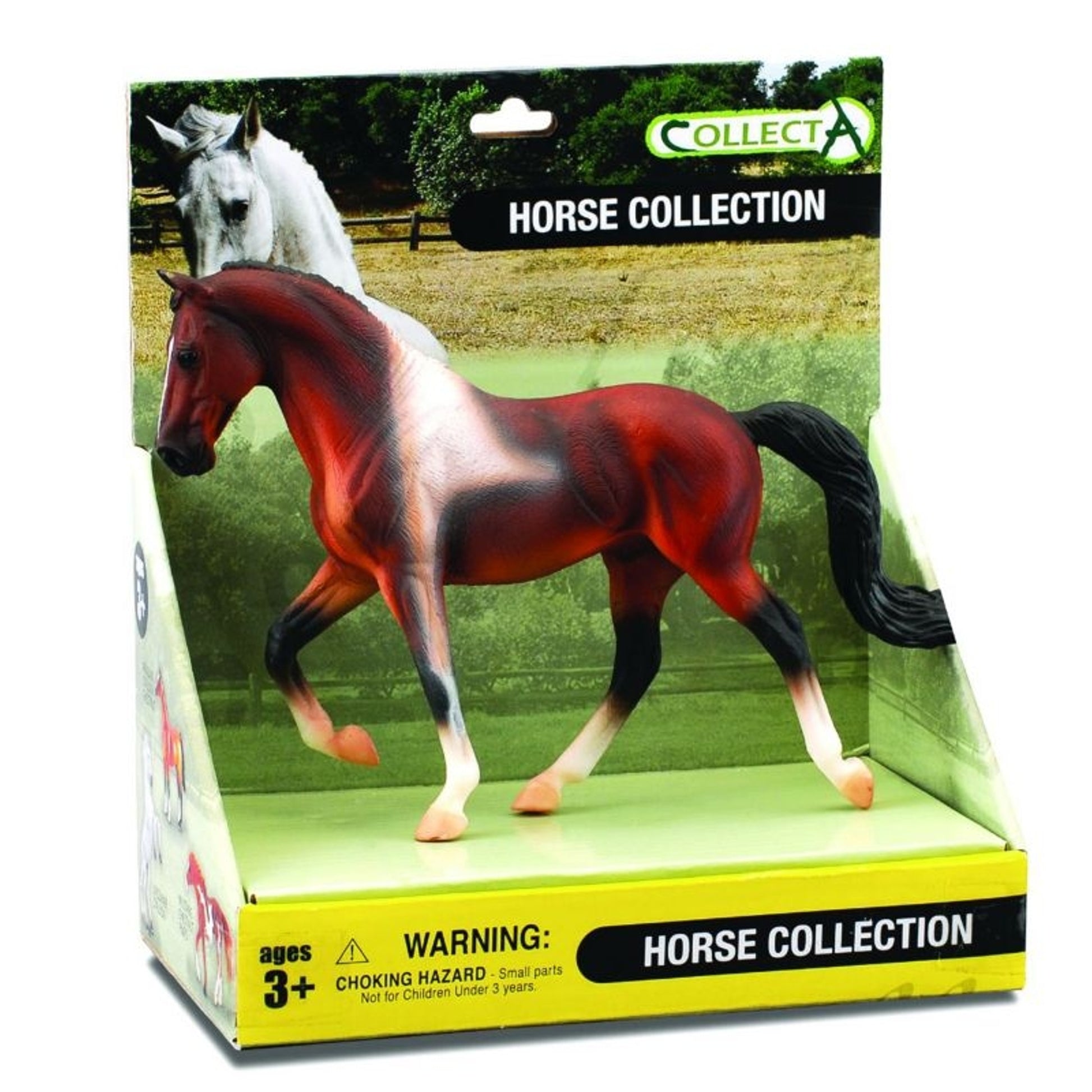 CollectA Bay Pinto Stallion Box Set Steel