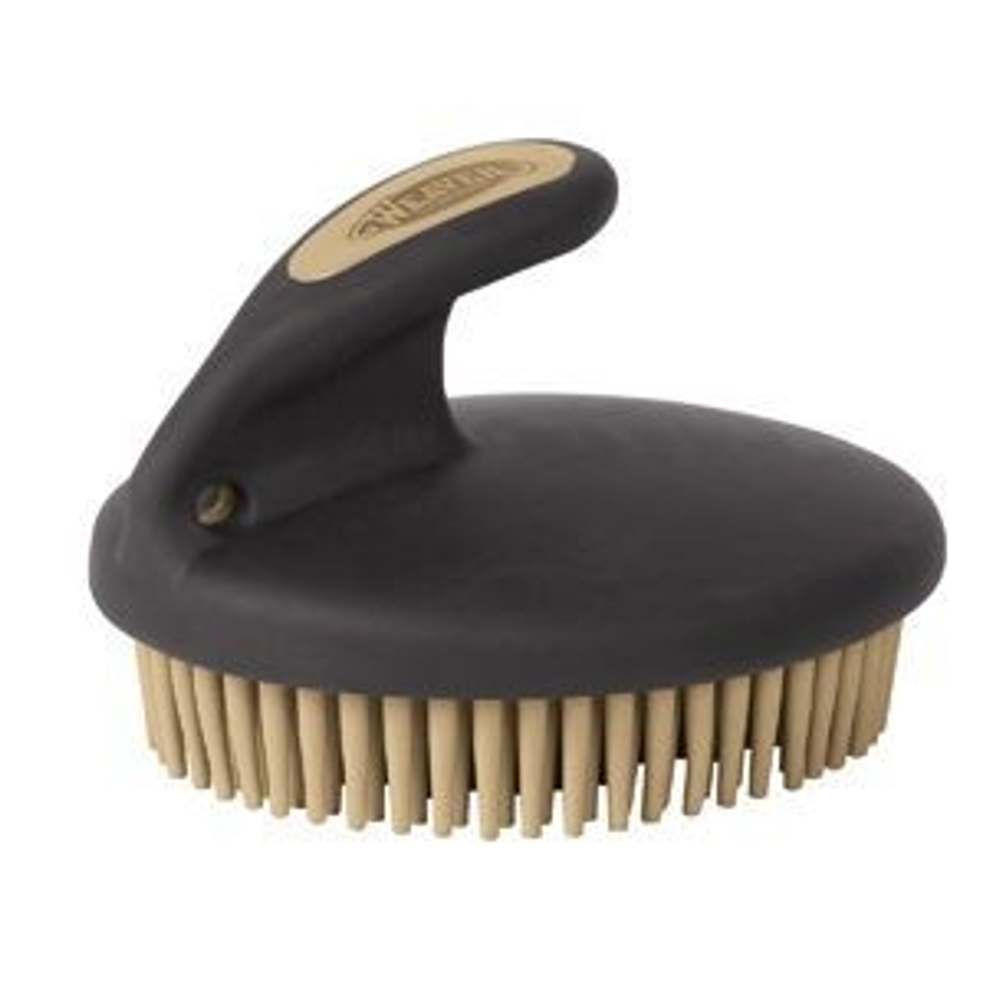 Palm-held Fine Curry with Sm Rubber Bristles