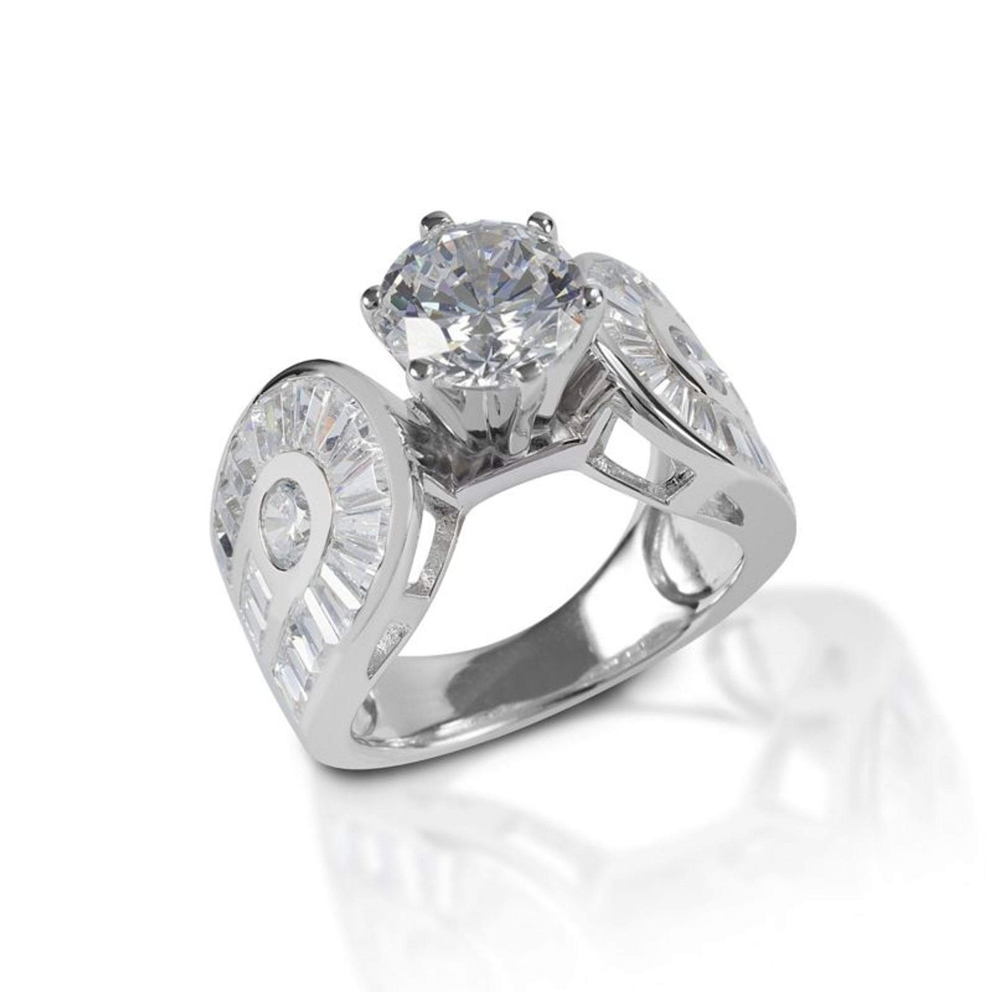 Kelly Herd .925 Sterling Round Horseshoe Ring 6