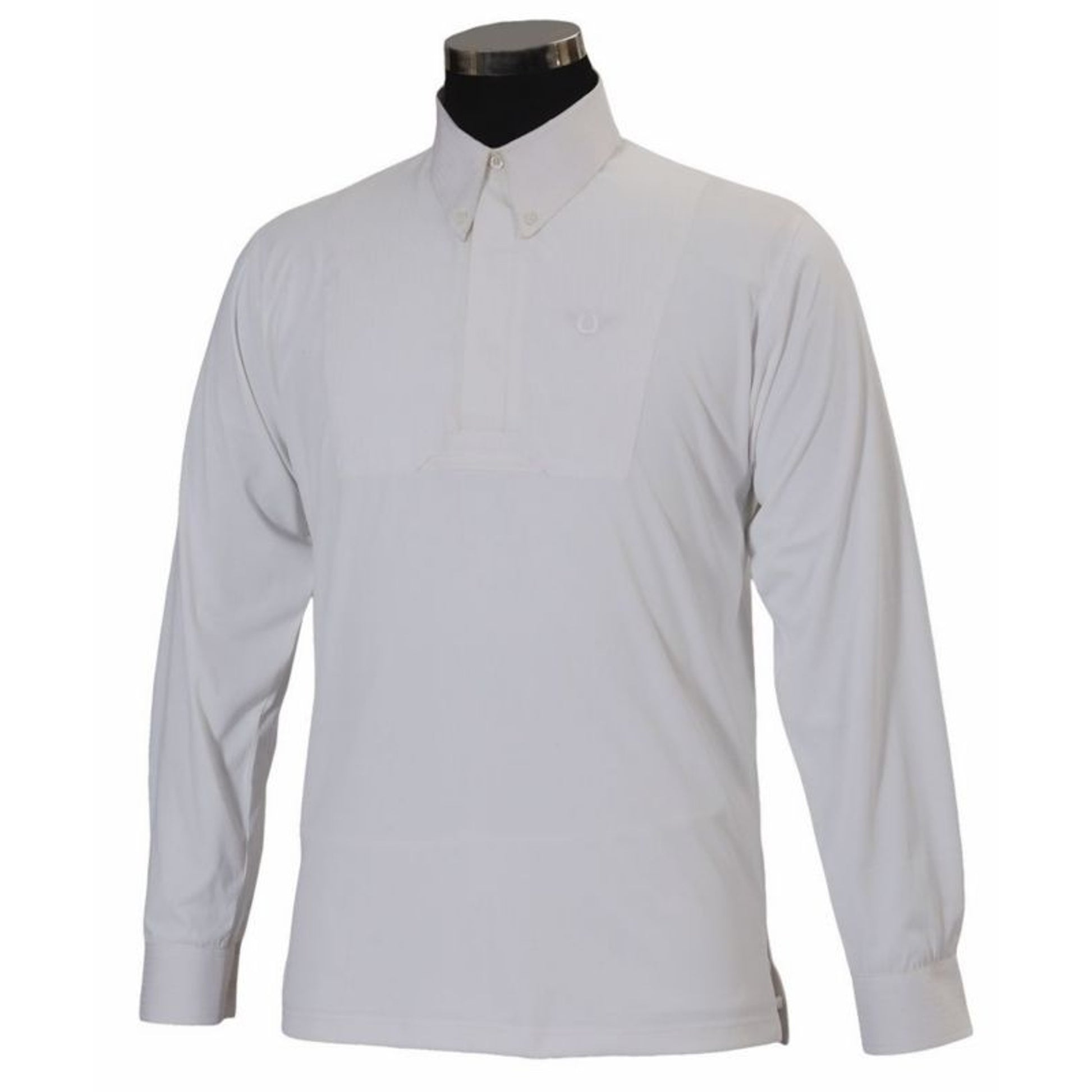 TuffRider Adam BoysLsleeve Show Shirt LG White