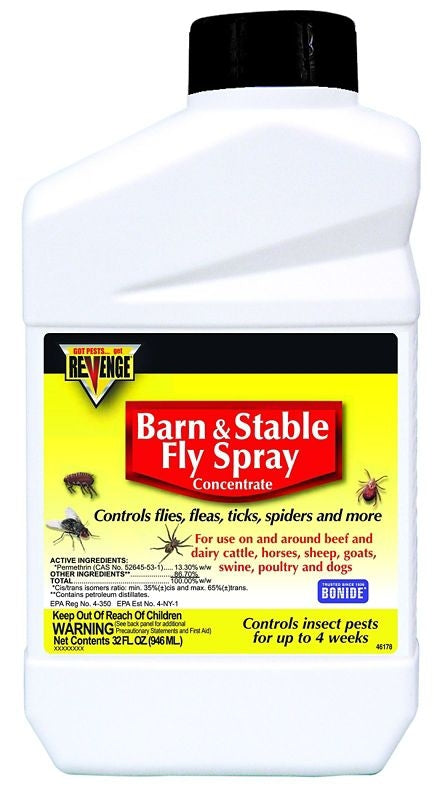 Revenge Barn And Stable Fly Spray Concentrate 32oz