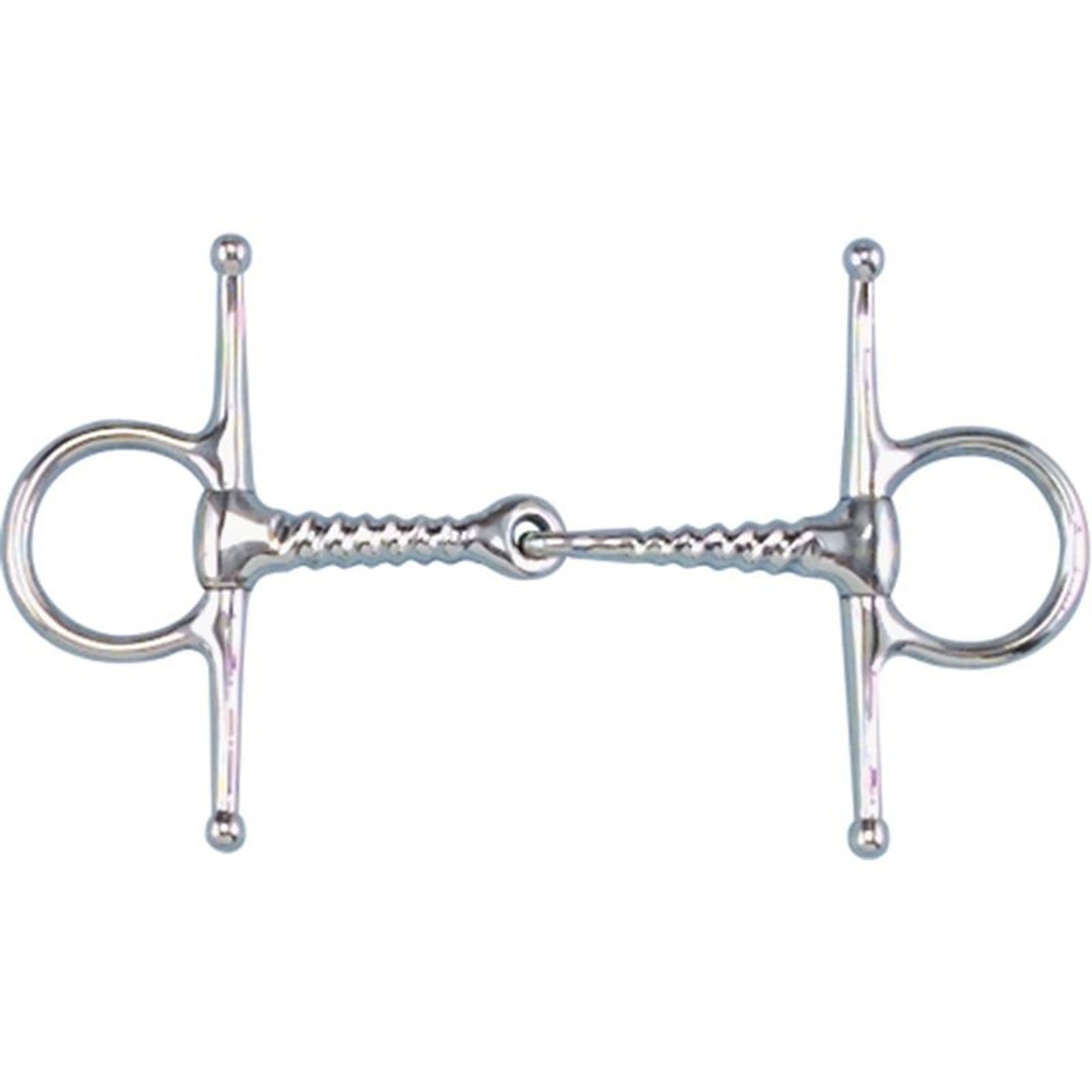 Toklat Corkscrew Snaffle Full Cheek - Pony 4.5
