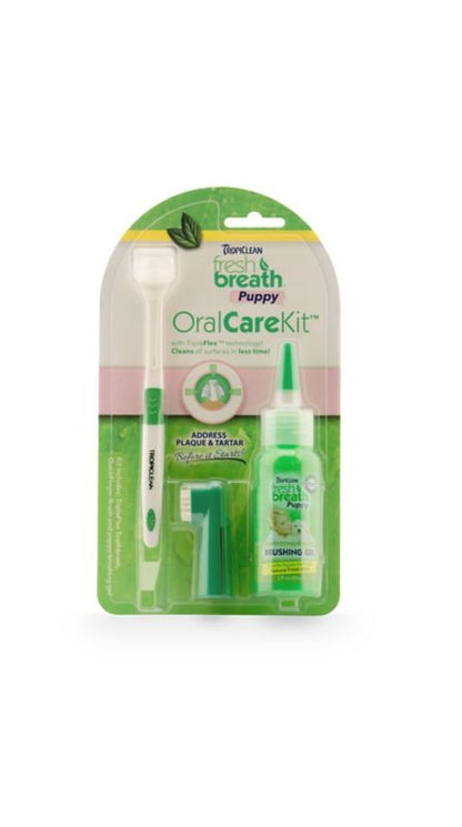 Tropiclean Fresh Breath Oral Care Kit for Puppy