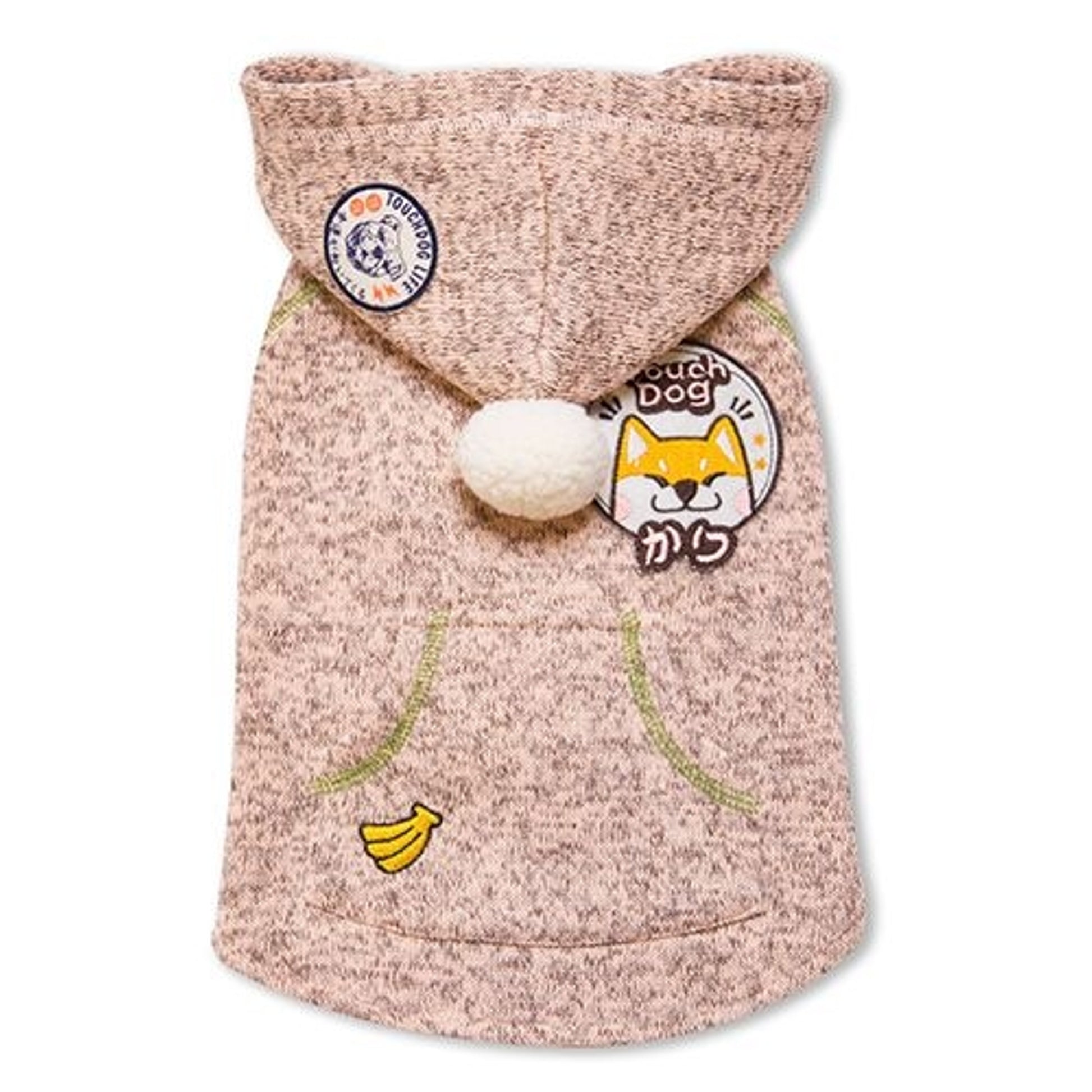 Touchdog Hippie Dog Hooded Sweater