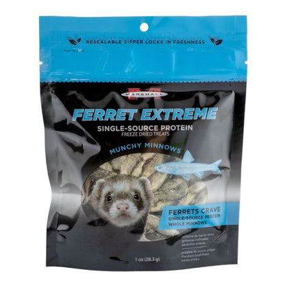 Marshall Freeze Dried Munchy Minnows Ferret Treat