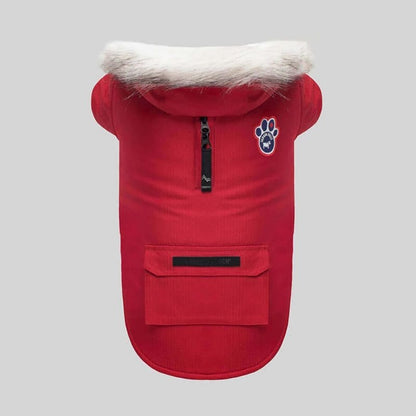 Canada Pooch Winter Wilderness Red Dog Parka