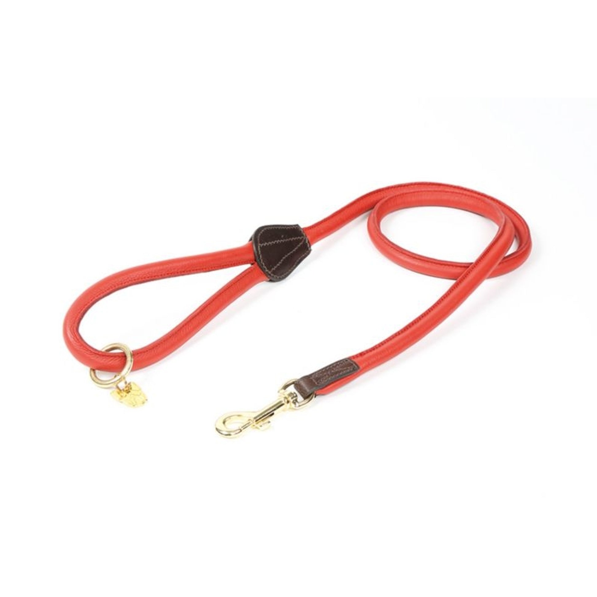 Shires Digby/Fox Rolled Leather Dog Lead