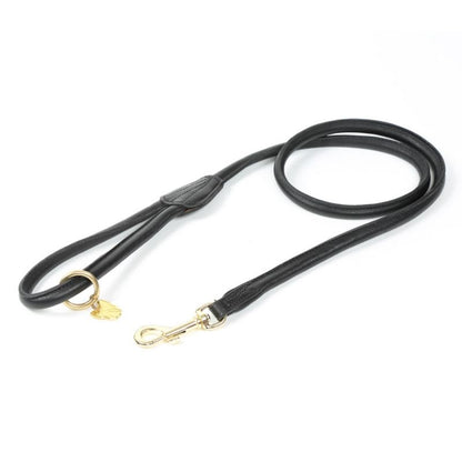 Shires Digby/Fox Rolled Leather Dog Lead