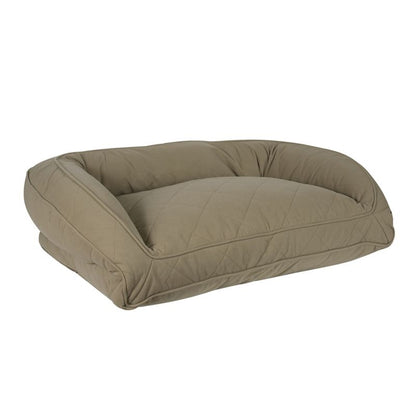 Carolina Pet Sage Quilted Bolster Dog Bed