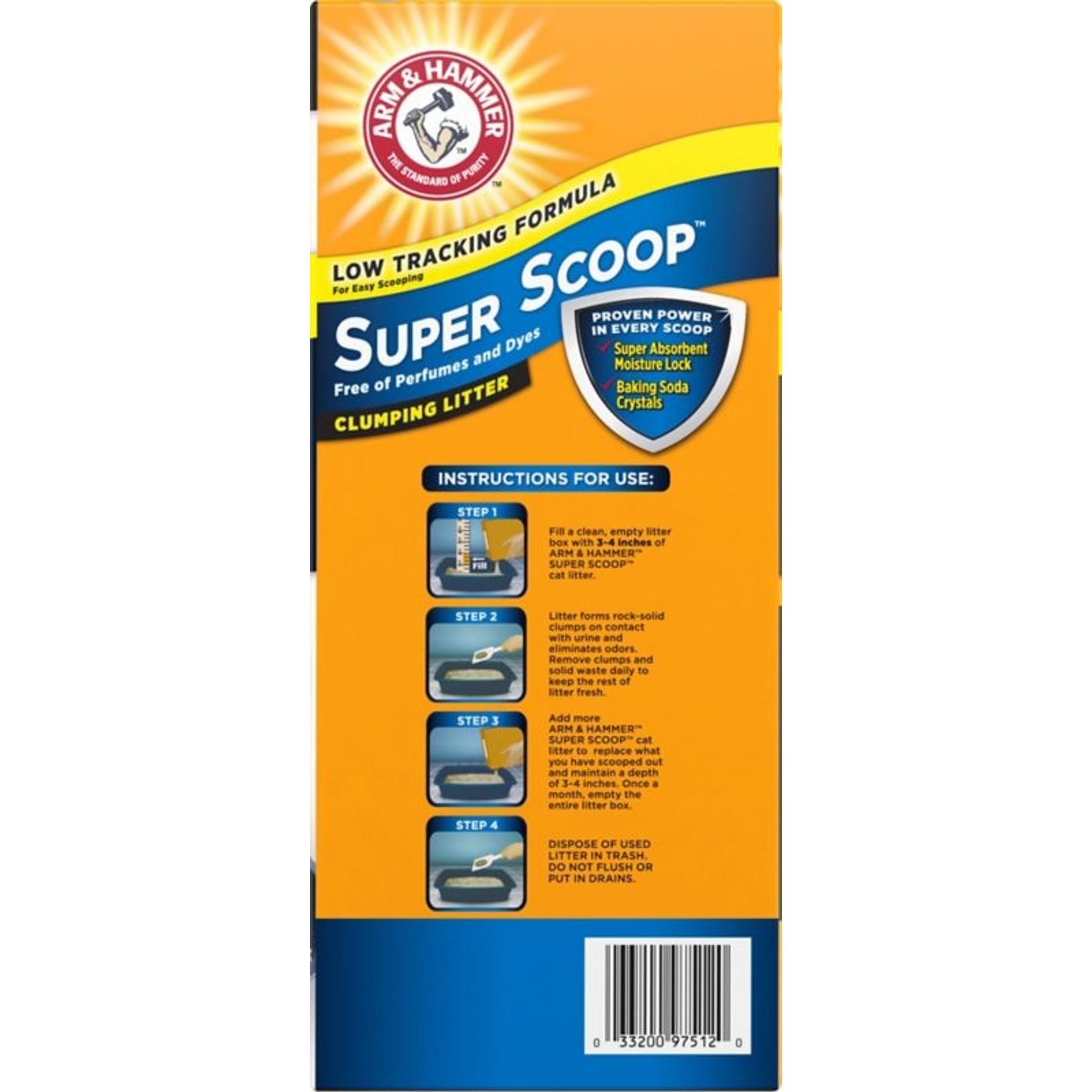 Arm And Hammer Super Scoop Clumping Litter