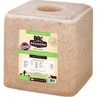 Redmond Natural Mineral Block With Garlic 44 Lb