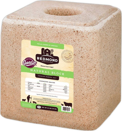 Redmond Natural Mineral Block With Garlic 44 Lb