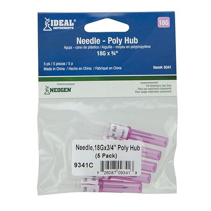 Ideal Polypropylene Hub Needle Pack