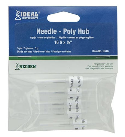 Ideal Polypropylene Hub Needle Pack