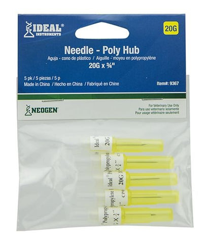 Ideal Polypropylene Hub Needle Pack