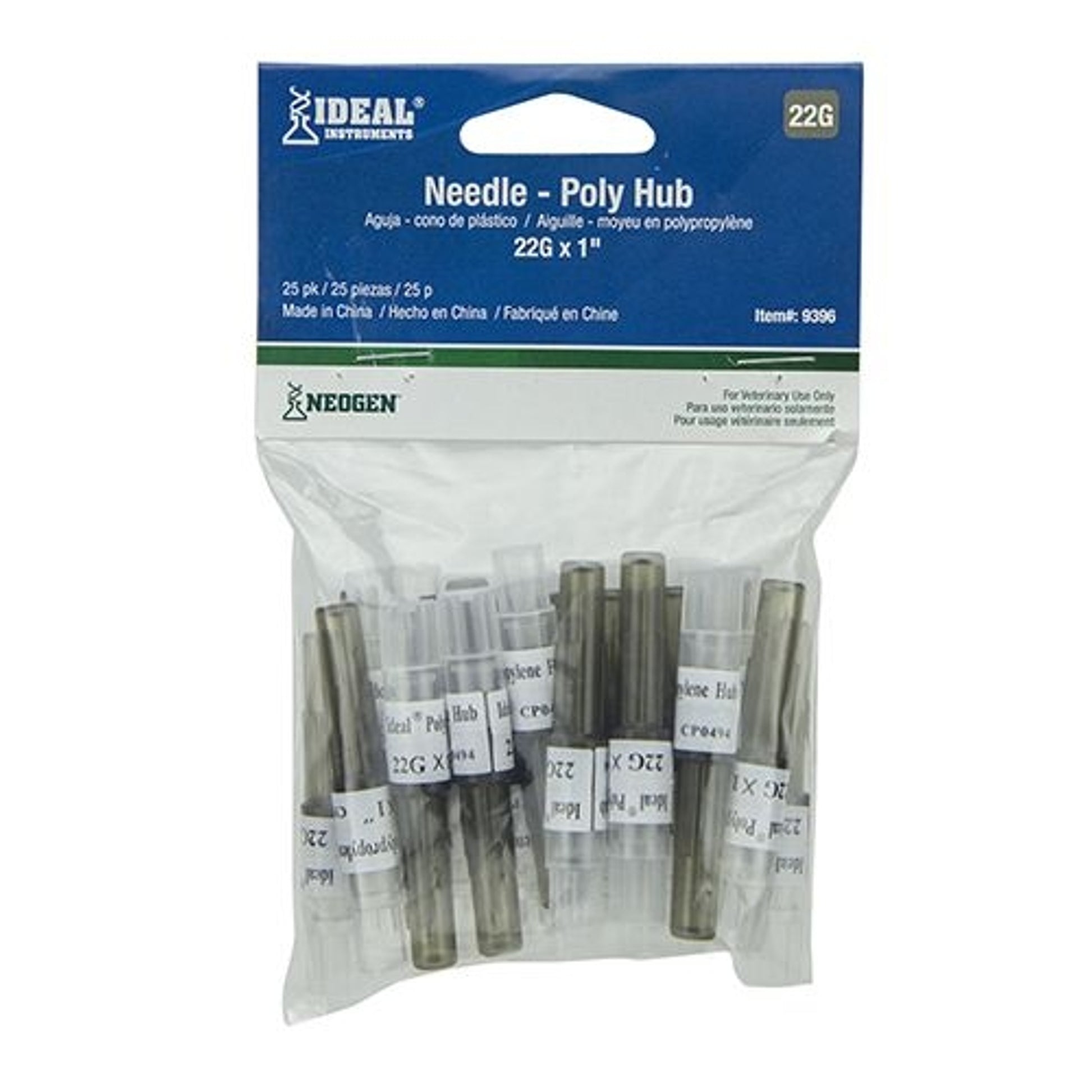 Ideal Polypropylene Hub Needle Pack
