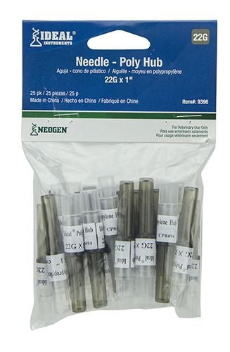 Ideal Polypropylene Hub Needle Pack
