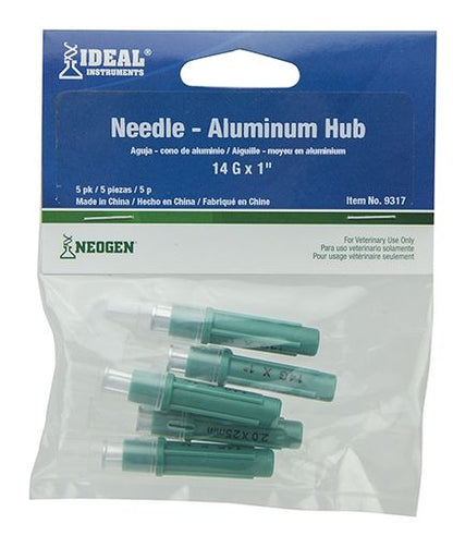 Ideal Aluminum Hub Needle 5 Pack