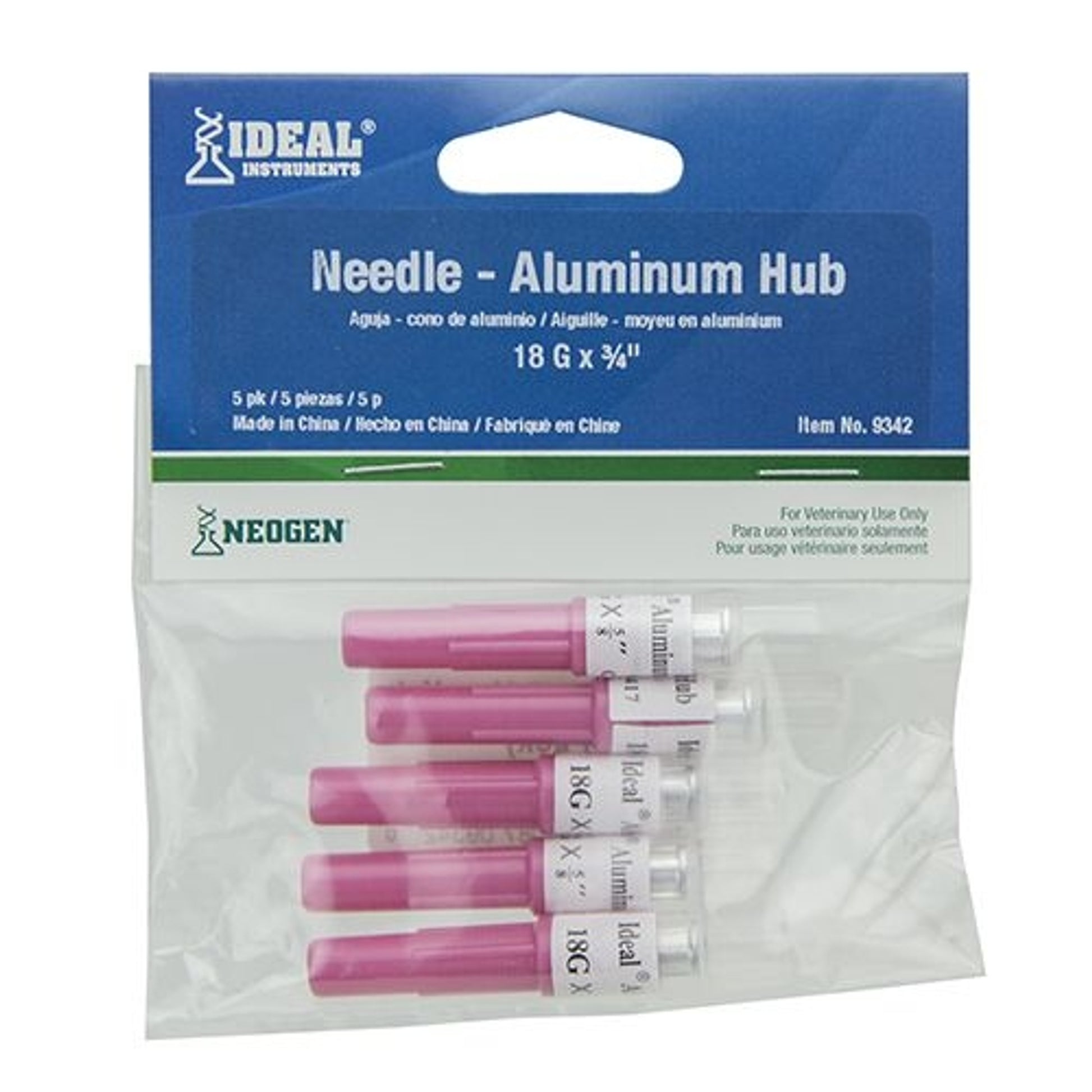 Ideal Aluminum Hub Needle 5 Pack