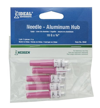 Ideal Aluminum Hub Needle 5 Pack