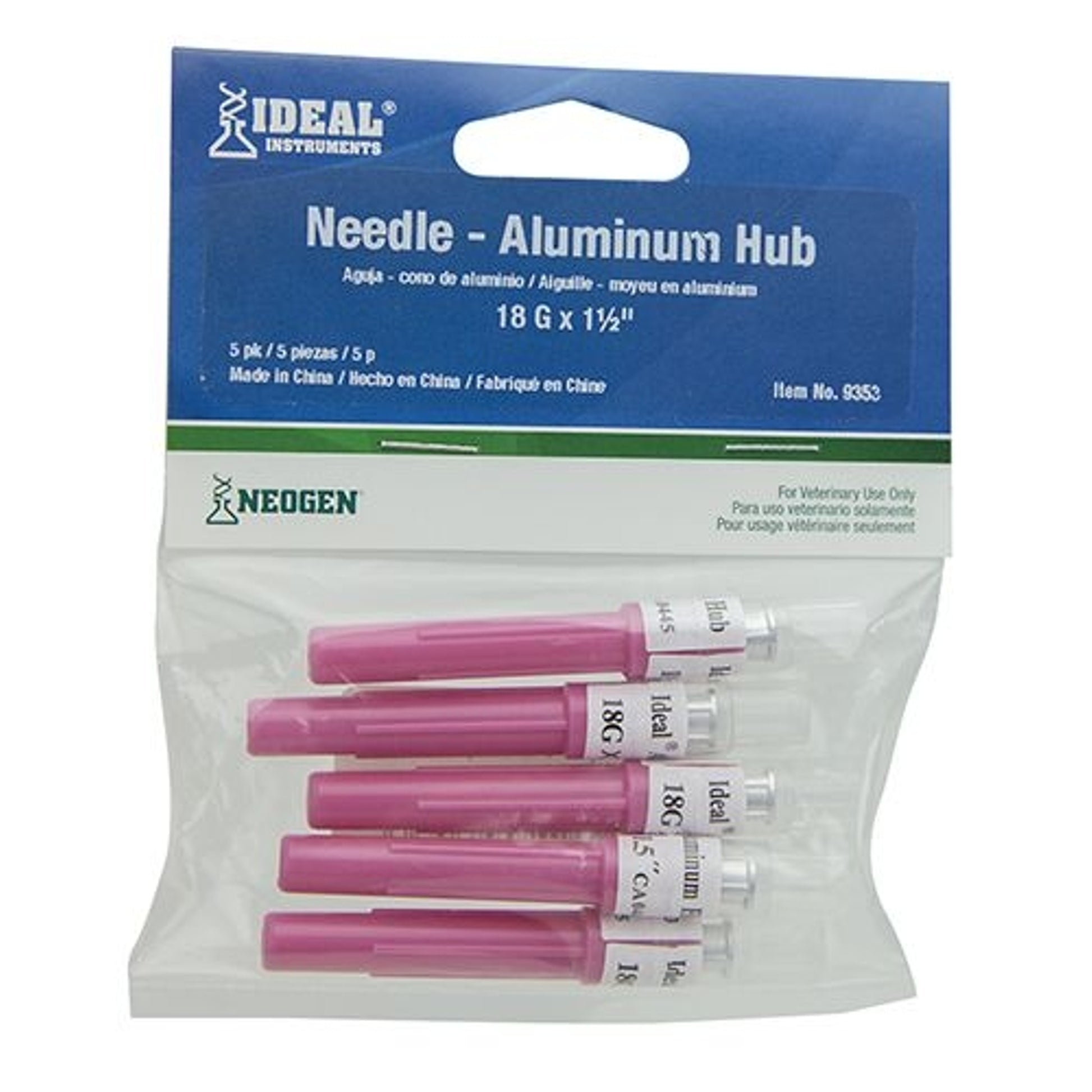 Ideal Aluminum Hub Needle 5 Pack