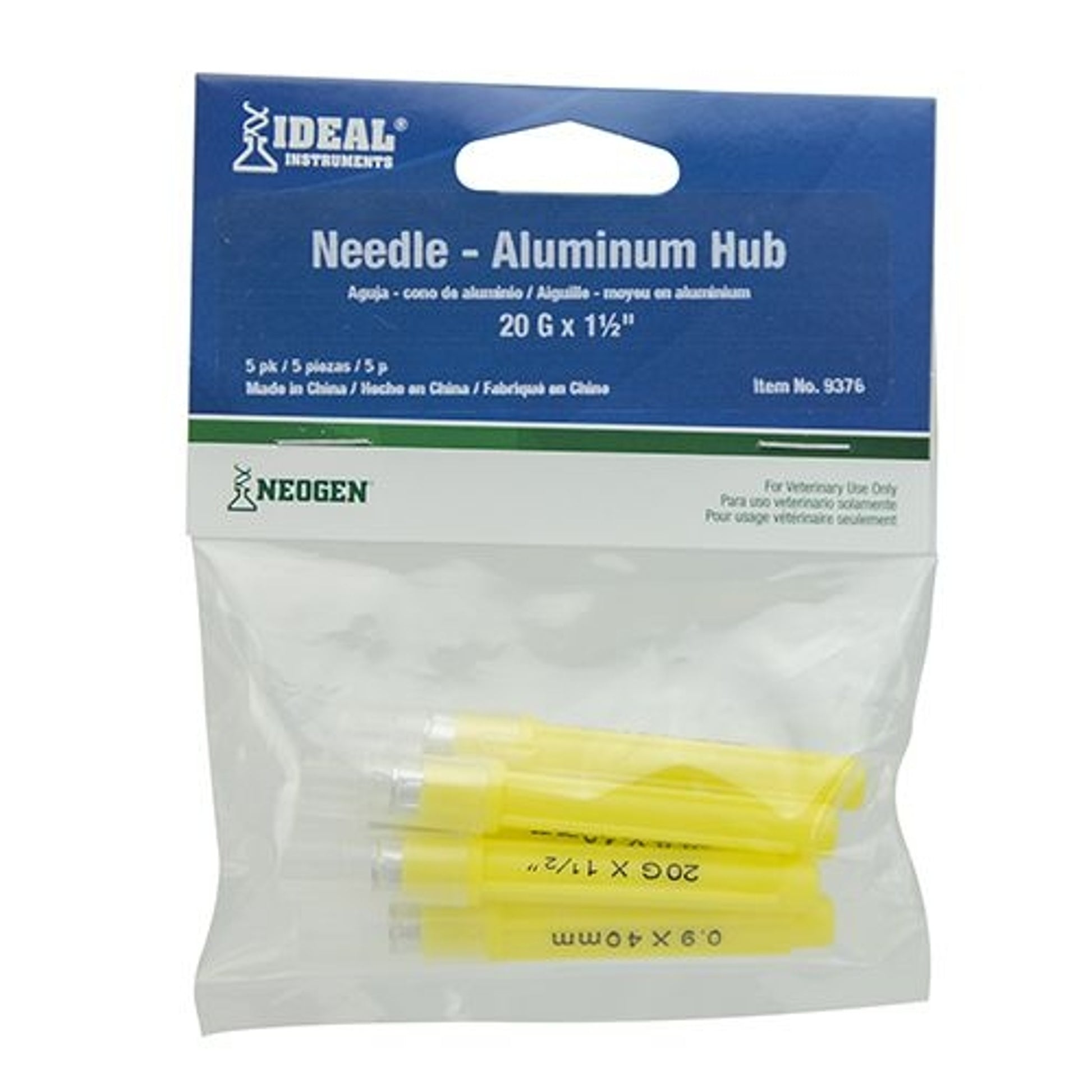 Ideal Aluminum Hub Needle 5 Pack
