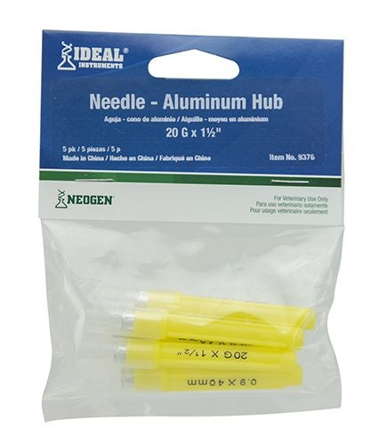 Ideal Aluminum Hub Needle 5 Pack