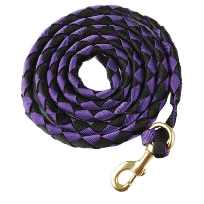Basic Flat Braided Nylon Lead Rope with Snap