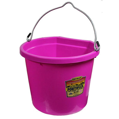 Flat Back Bucket Fb-120 20qt Blue