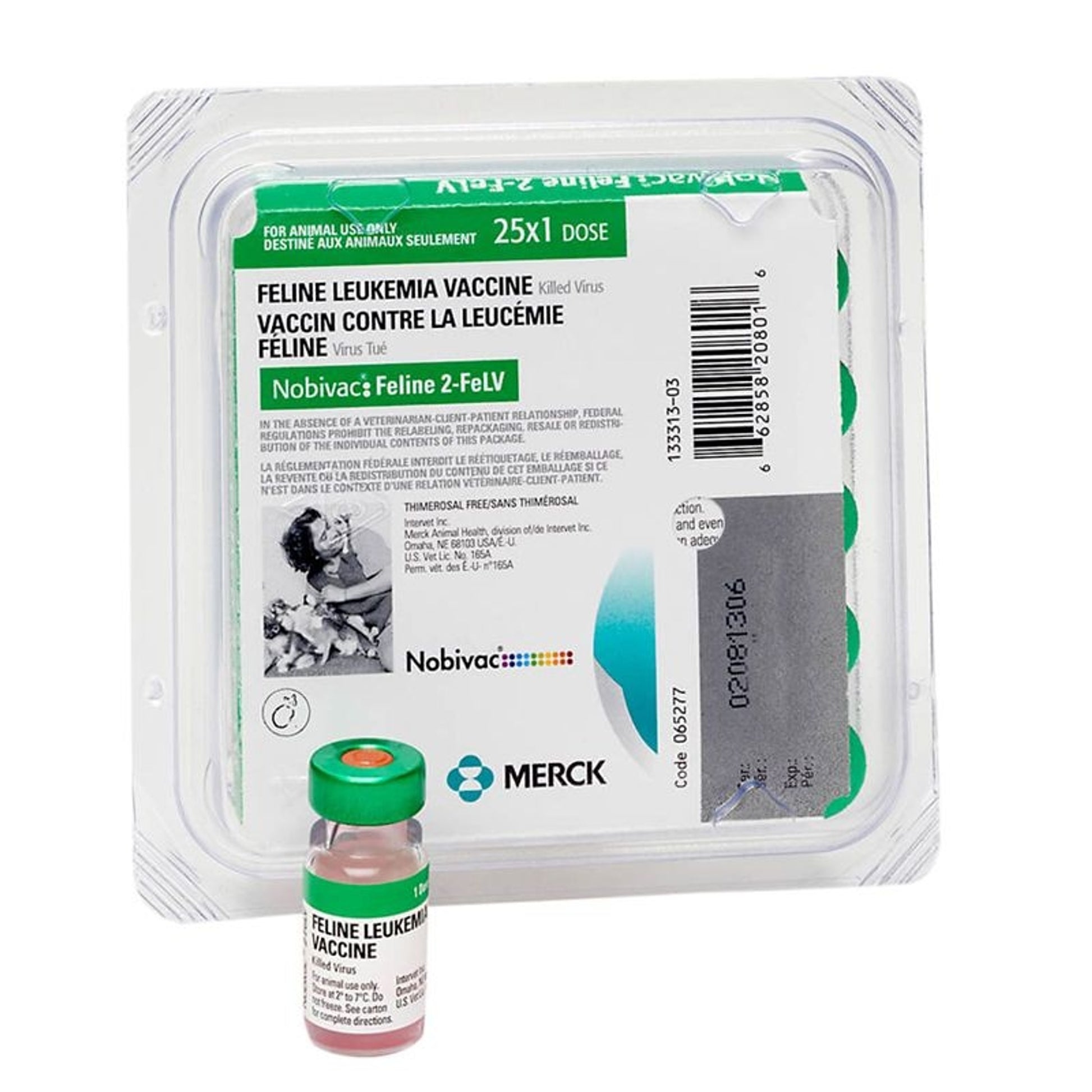 Nobivac 2-FeLV 25x1ml Feline Vaccine