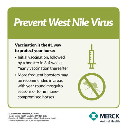 Merck Prestige 3 Plus WNV Vaccine Single Dose