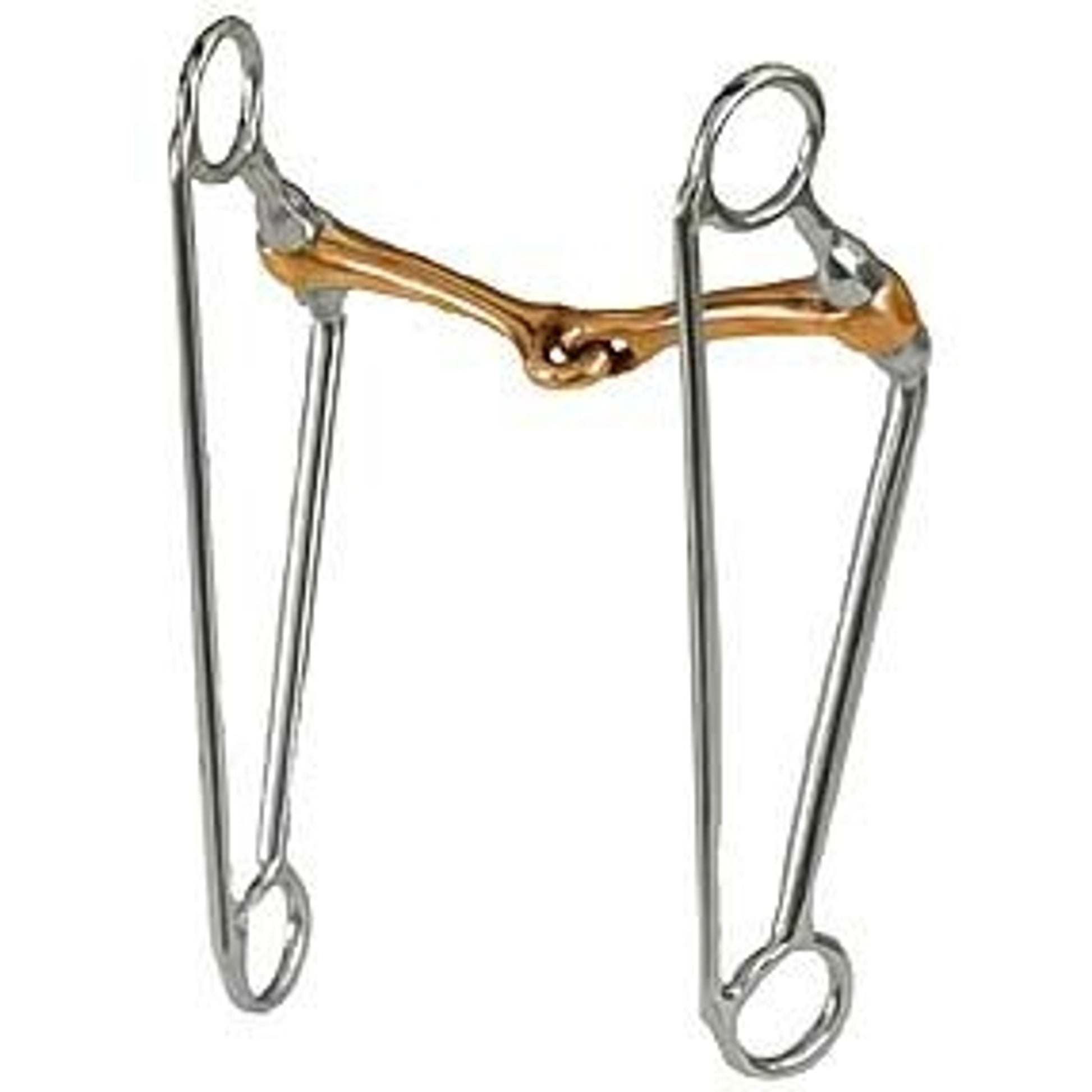 SS Long Shank Copper Mouth Western Snaffle Bit