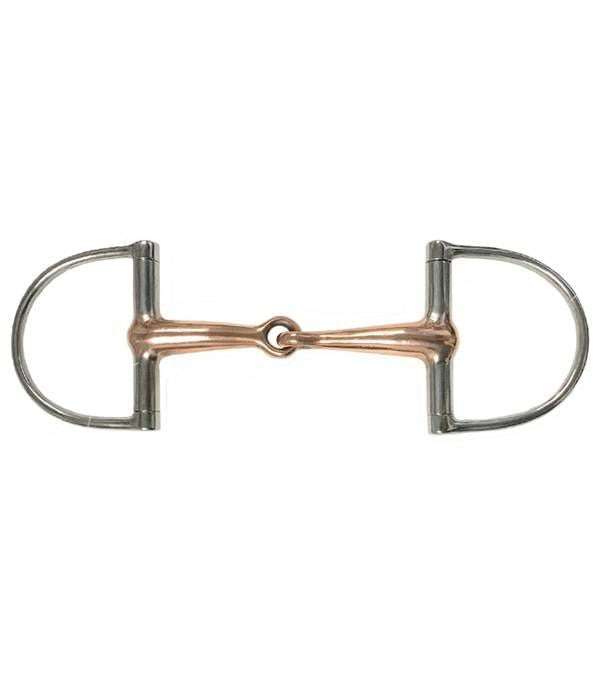 Jacks Copper Mouth Dee Ring Racing Bit